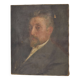 Portrait ancetre peinture sur toile