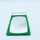 Green barber mirror