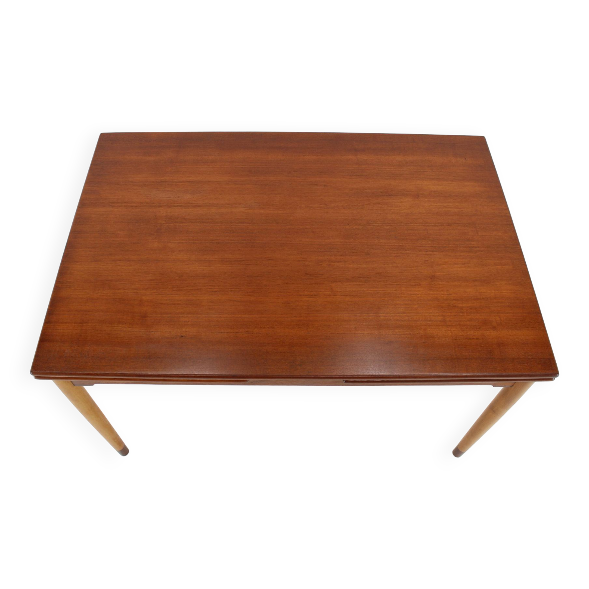 Table à manger extensible en teck danois des années 1960