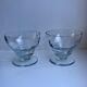 Lot de 8 coupes à champagne en cristal gravé années 50