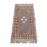 Hand-woven multicolored margoum rugs, 106x58 cm