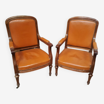 Pair of Louis Philippe armchairs