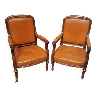 Pair of Louis Philippe armchairs