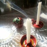 Pair of candle holders 50s