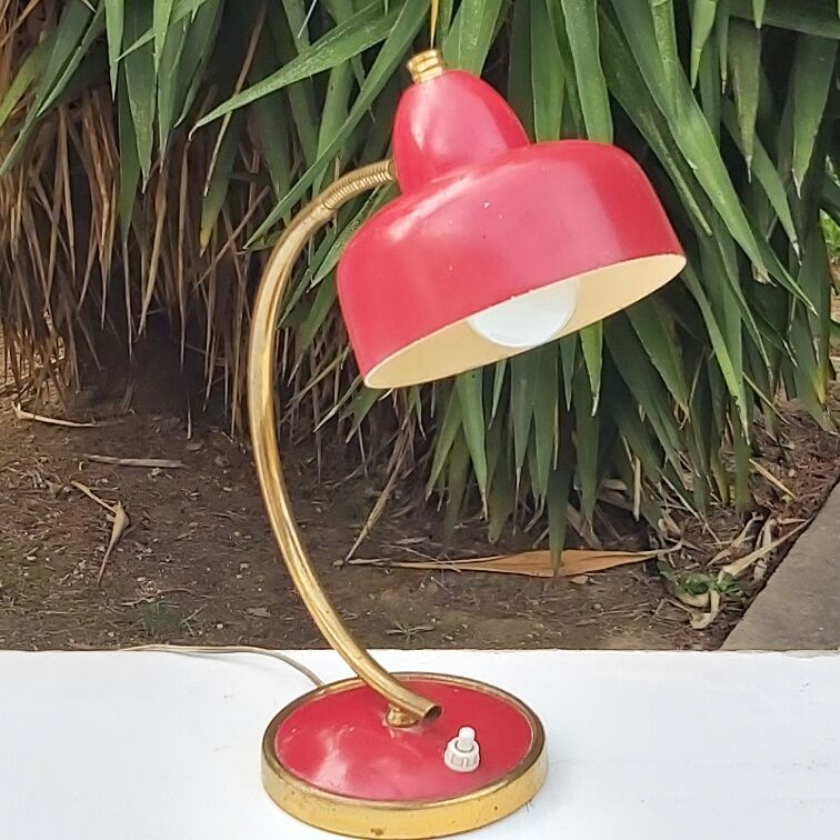 Vintage articulated desk lamp 1950