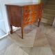Louis XV commode - 2 drawers - floral marquetry - bronze ornament - 1950