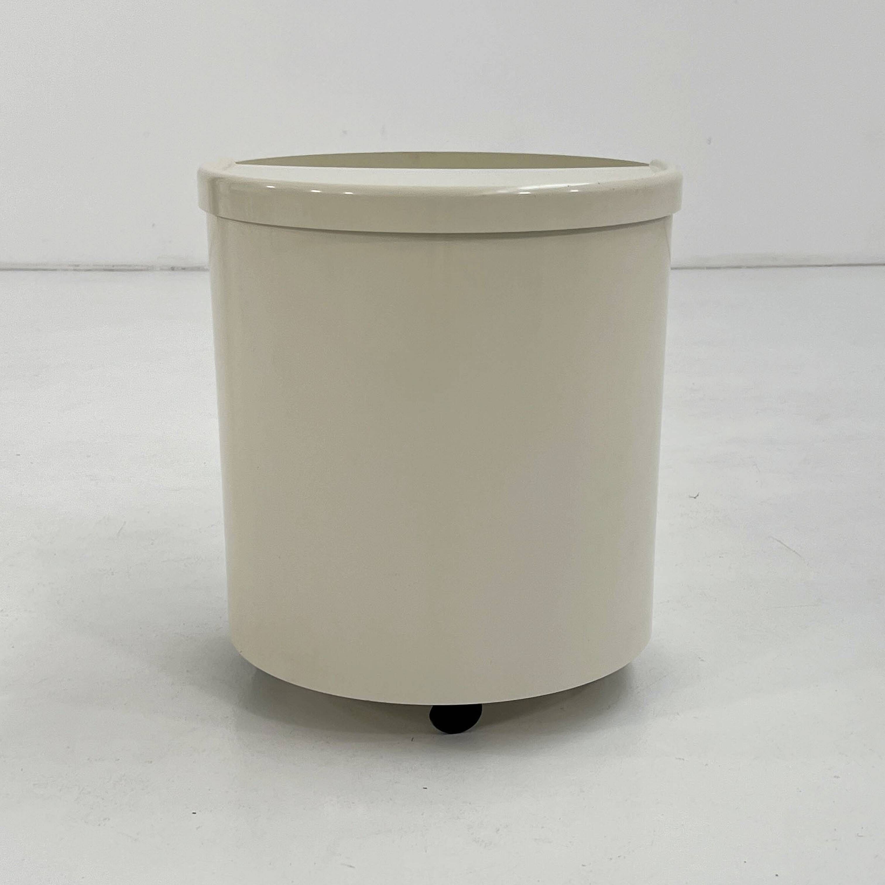 Table d'appoint Robo blanche par Joe Colombo pour Elco, 1970