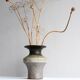 Brutalist ceramic vase in Scandinavian modernist style from the mid-century by Thomas Hellström for Nittsjö, Sweden.