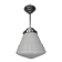 Art Deco pendant lamp with ribbed white globe, 1930s