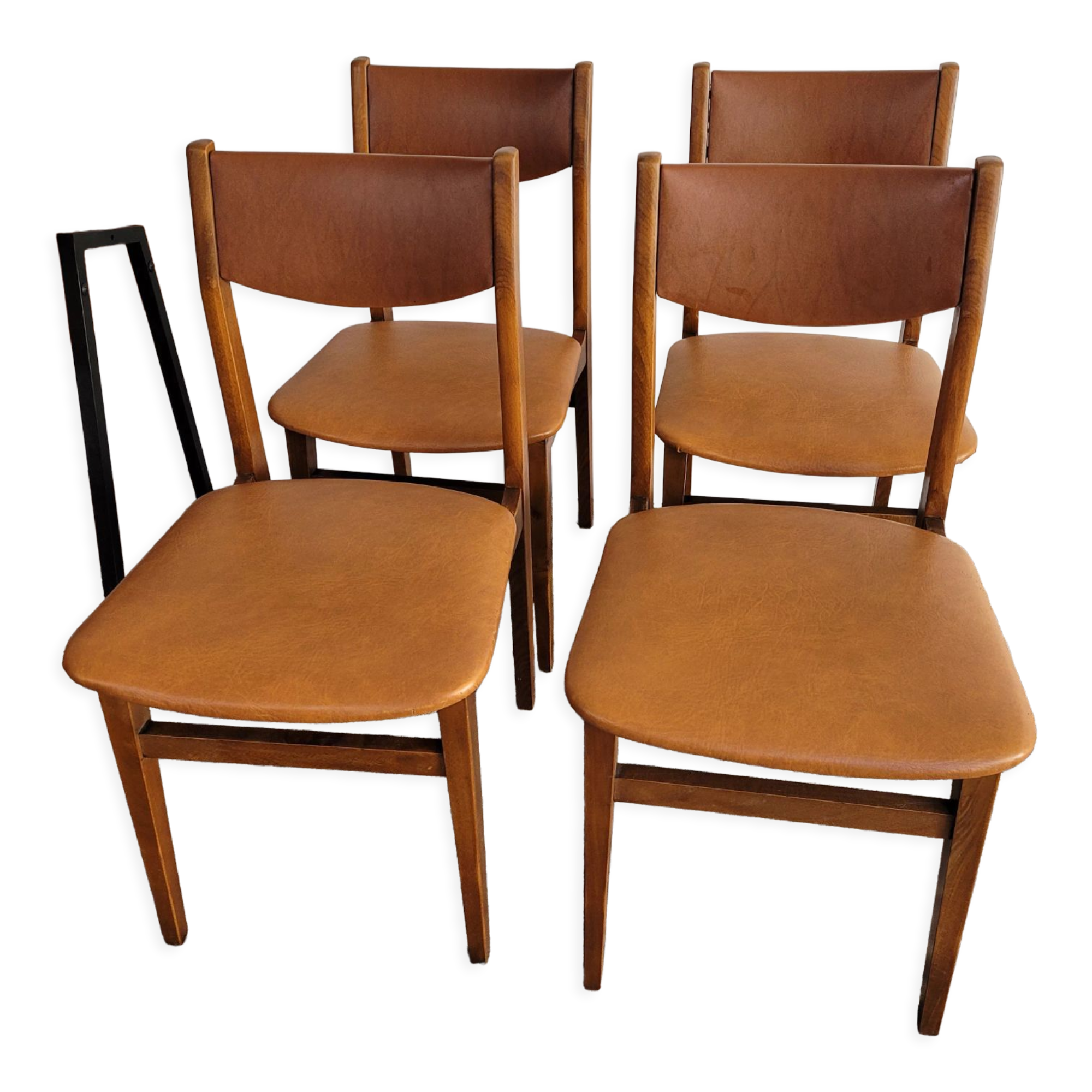 Four vintage chairs