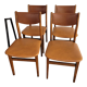 Quatre chaises vintage