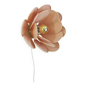 Applique murale fleur - lin