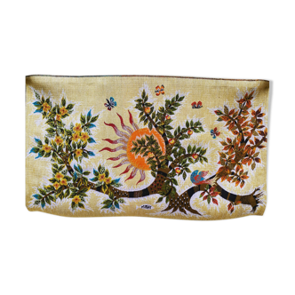 Aubusson Artisanal Tapestry signed M.Ray atelier Robert Four 1970