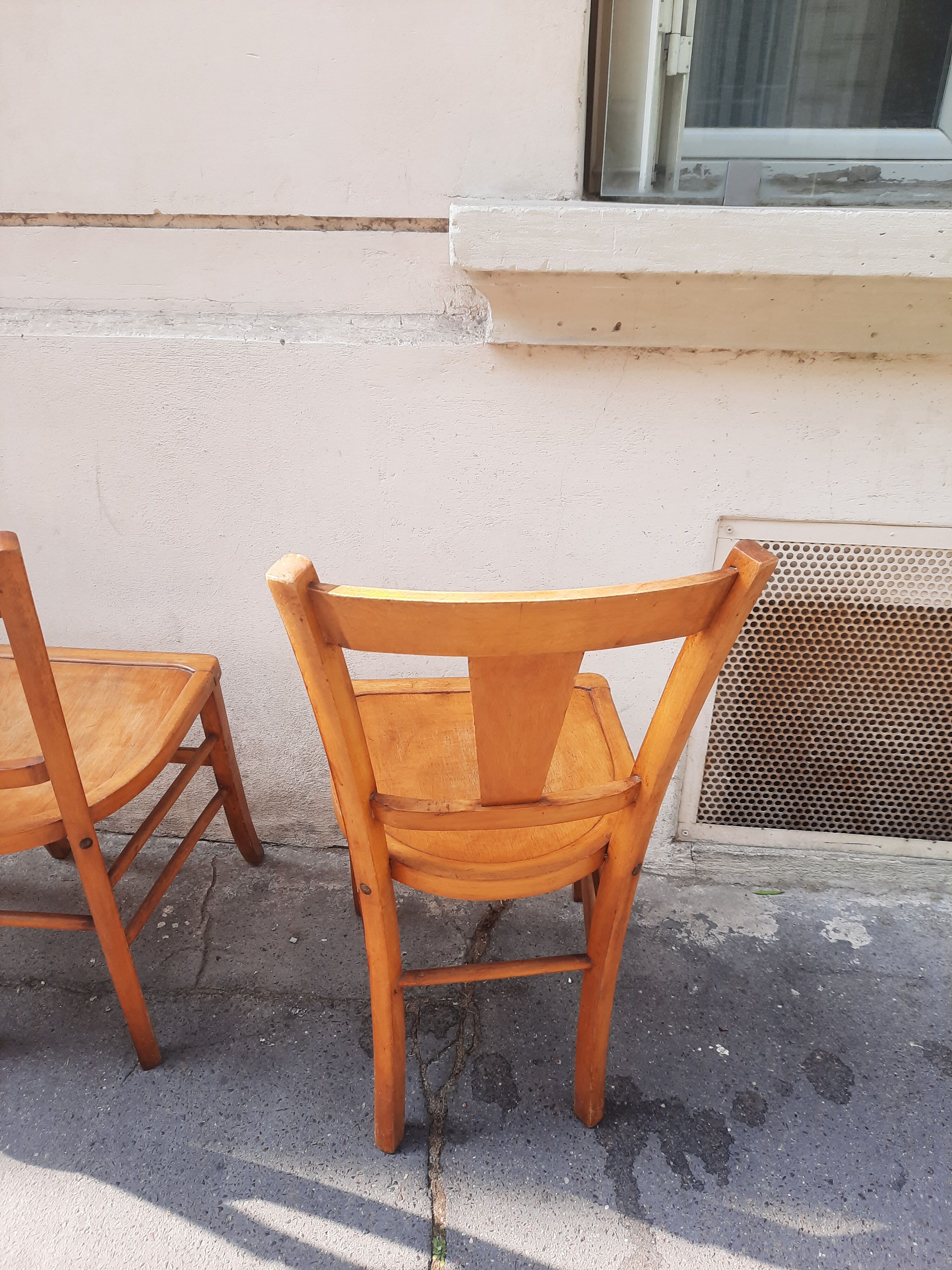 Lot de 3 chaises bistrot