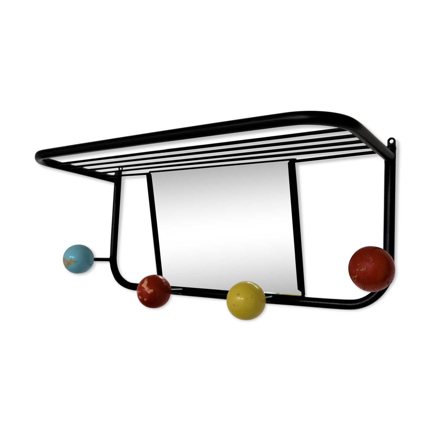 Wall mirror coat door from the 60s 70s