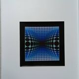 Screenprint by Victor Vasarely - Éditions du Griffon 1970 - Op