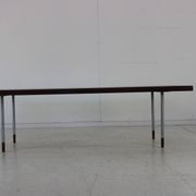 Rosewood wooden inlay table by Rudolf Glatzel for Fristho Holland