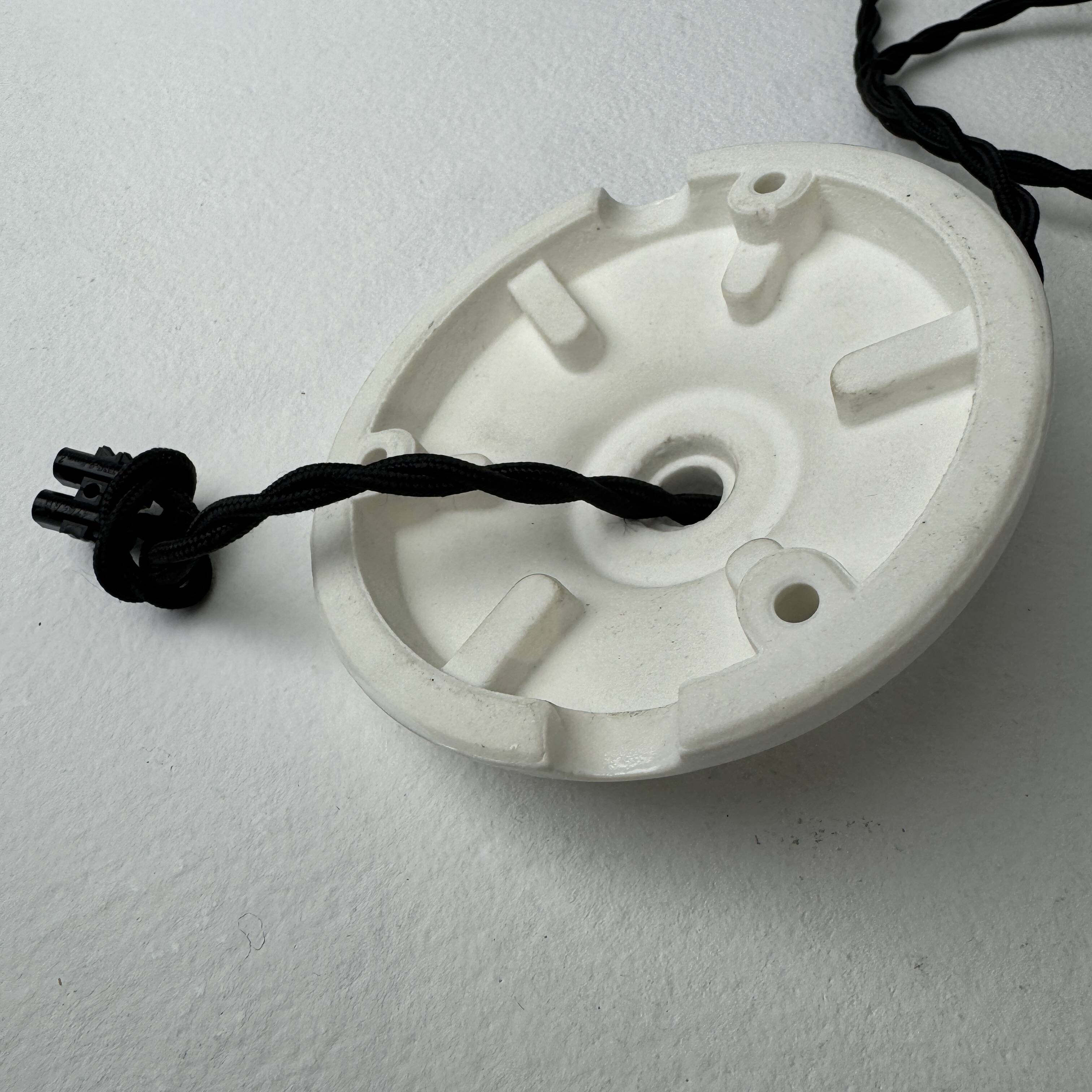 Vintage 30 cm opaline ceiling light