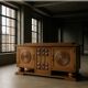 Art deco cabinet by charles dudouyt