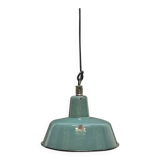 Industrial enamelled hanging lamp, 1960's