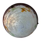 Art Deco pendant light by Jany – Glass paste – Marble decor