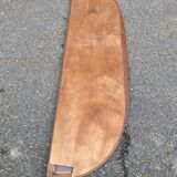 Art Deco concave carved arch mirror to place in solid wood