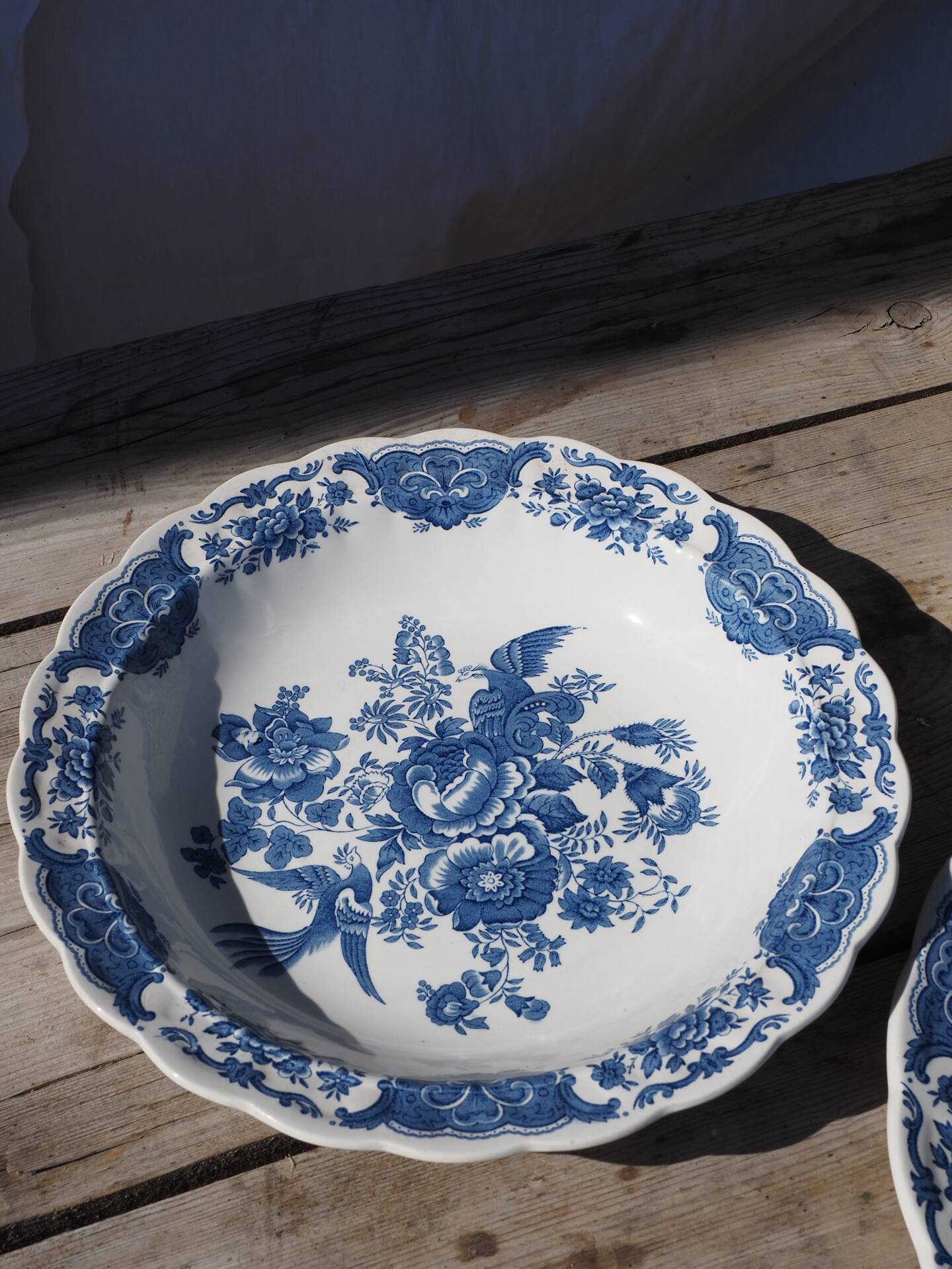 English porcelain service Ridway Staffordshire, 1980s