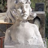 Bust Child in Platre