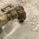 Antique Bronze Door Knocker Hand Ring Hammer Vintage