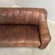 Vintage De Sede DS44 3 seat sofa with ottoman, 1970s