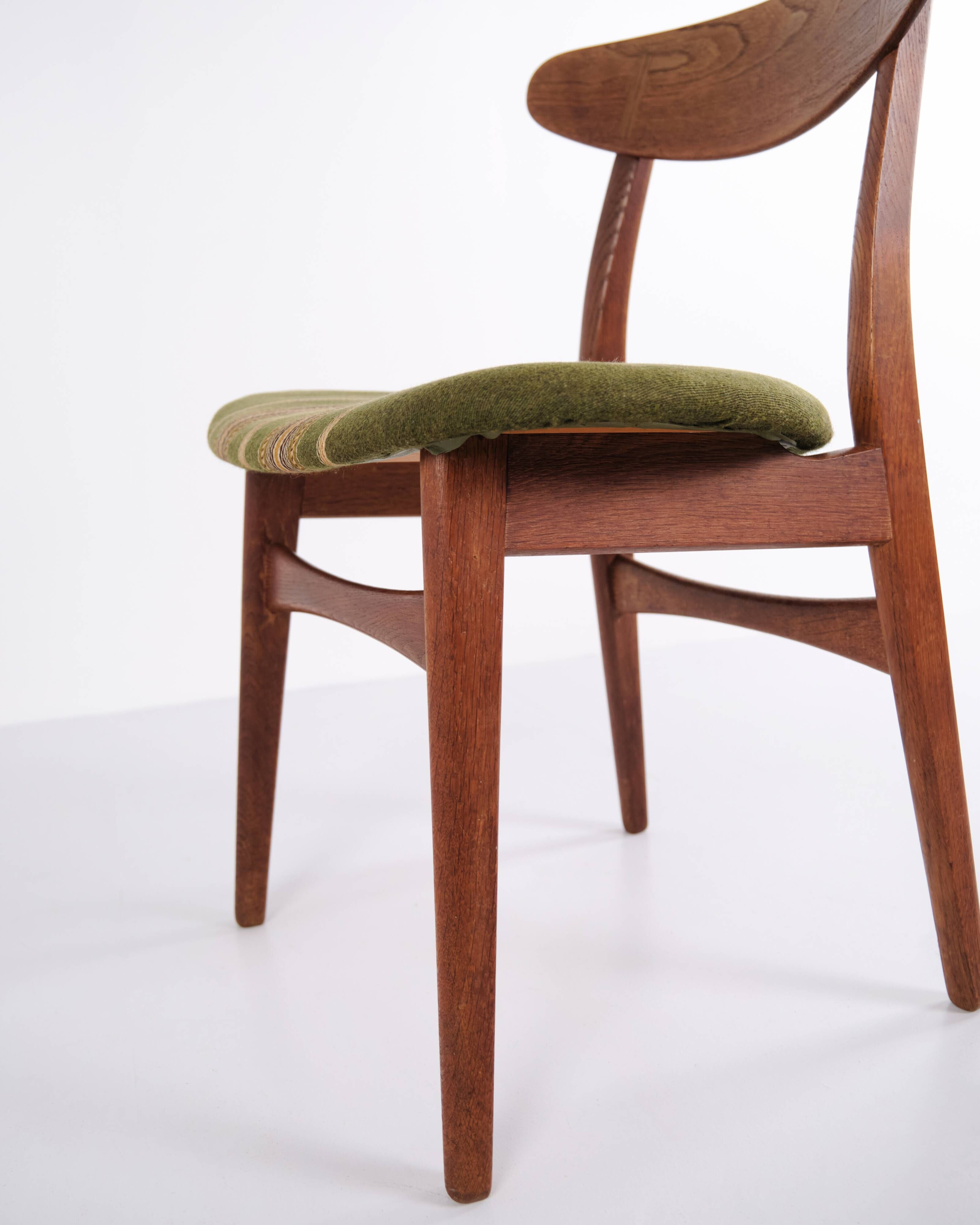 Set of 6 dining chairs – Hans J. Wegner – Model CH30 – Teak & Oak – 1950s