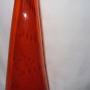 Vase diabolo bullé, Murano des années 60