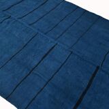 Mid Century Modern Blue Vintage Rug, 147x222Cm