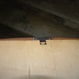 Large vintage teak mirror germany 1960