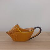 Set of 5 mustard yellow plates in slip