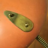 Orange midcentury table lamp by Philips, 1960s