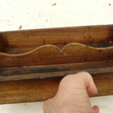 old wooden or cutlery toolbox