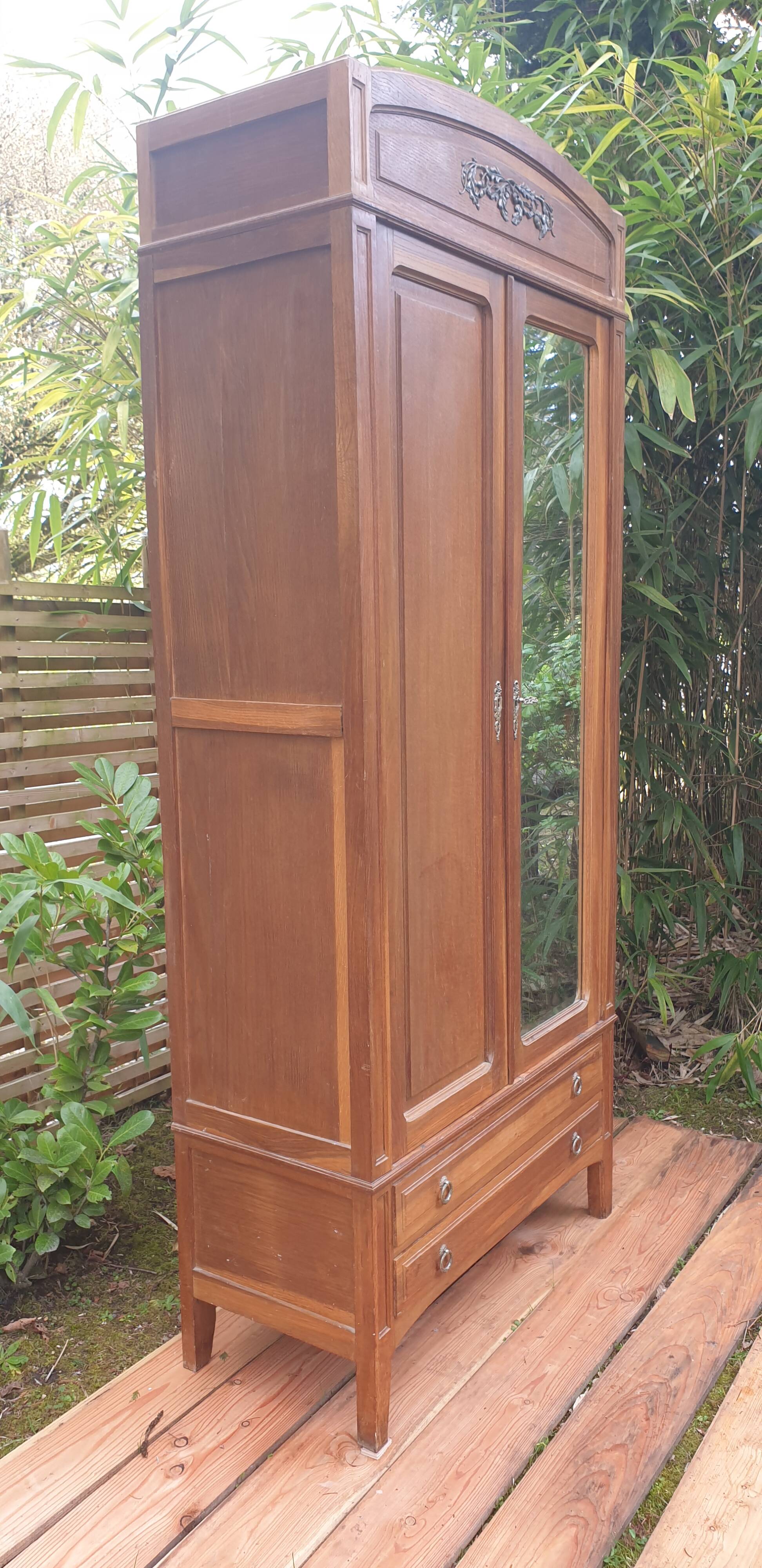 Oak cabinet