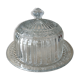 Old glass cheese bell