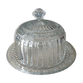 Old glass cheese bell