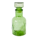 Green bubbled glass carafe 1970