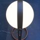 Lampadaire de style spatial suisse en plastique et contreplaqué des années 1960