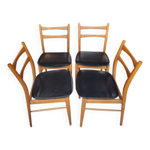 suite de 4 chaises scandinave