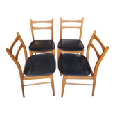 Set of 4 Scandinavian chairs