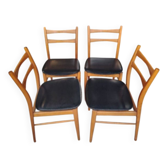 Set of 4 Scandinavian chairs