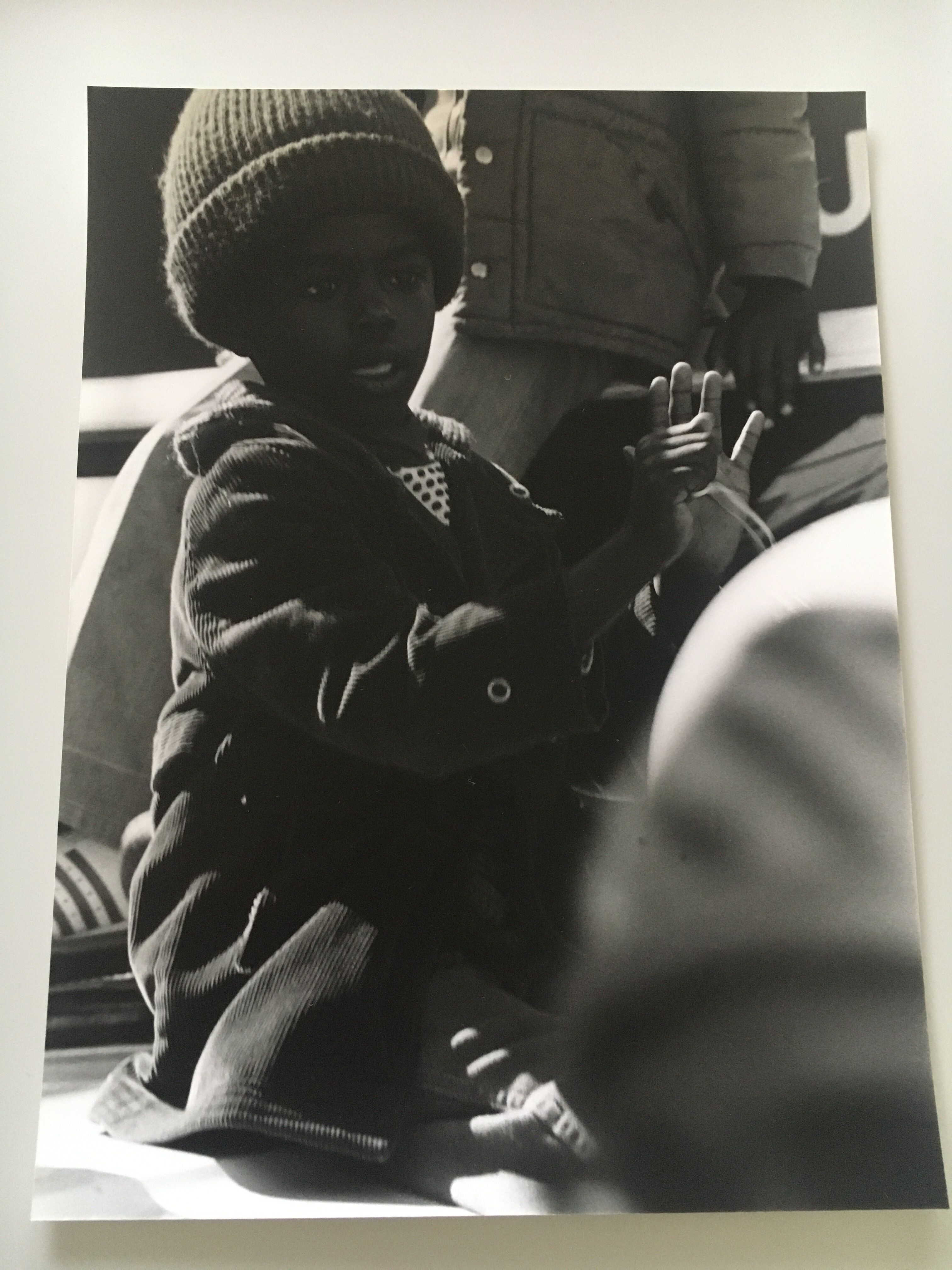 Great 80s photo print. Kid. USA