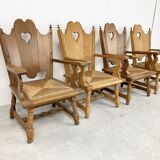 Vintage brutalist armchairs, 1960