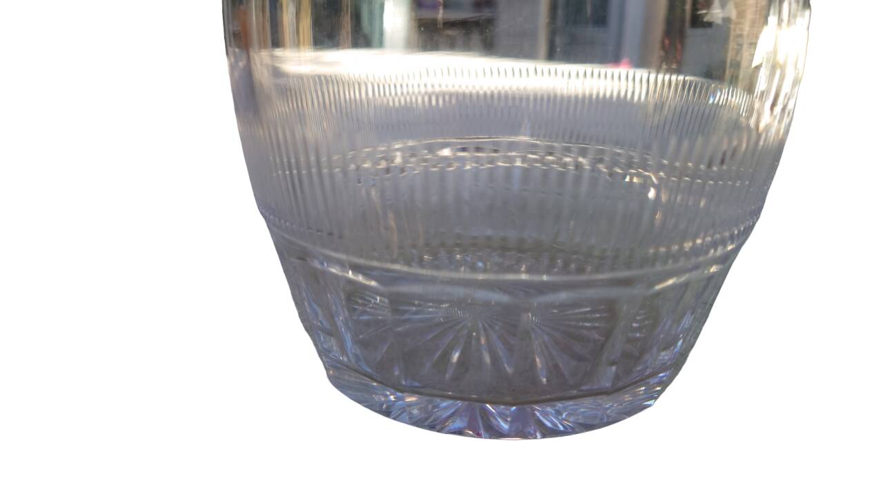 Napoleon III crystal wine carafe