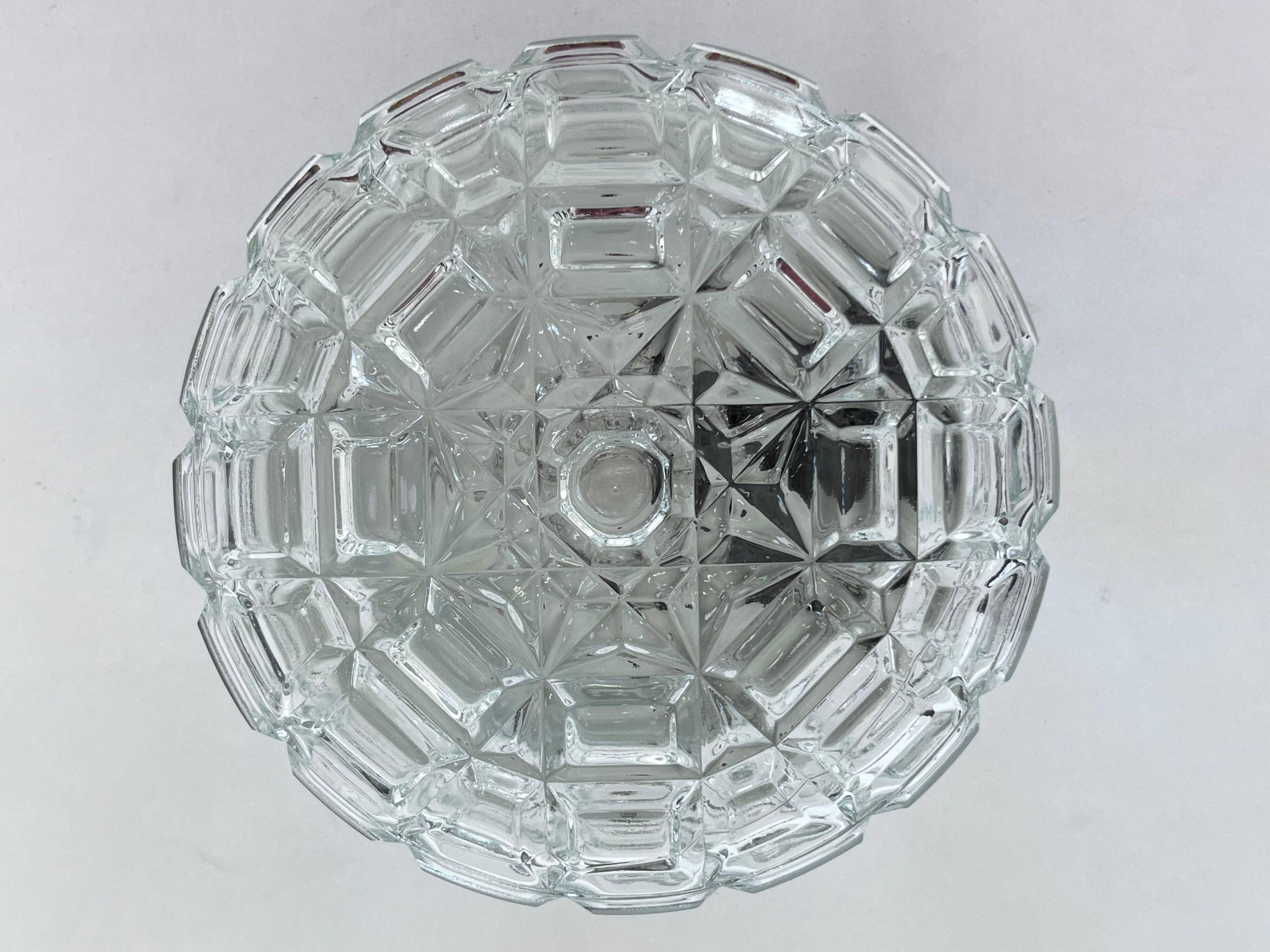 DESIGN Wall or Ceiling Lamp Midcentury, Flushmount, 1970 - 5 pieces available