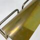 Mid-Century Modern Glass & Brass Table Lamp attributed to Pietro Chiesa, 1950s